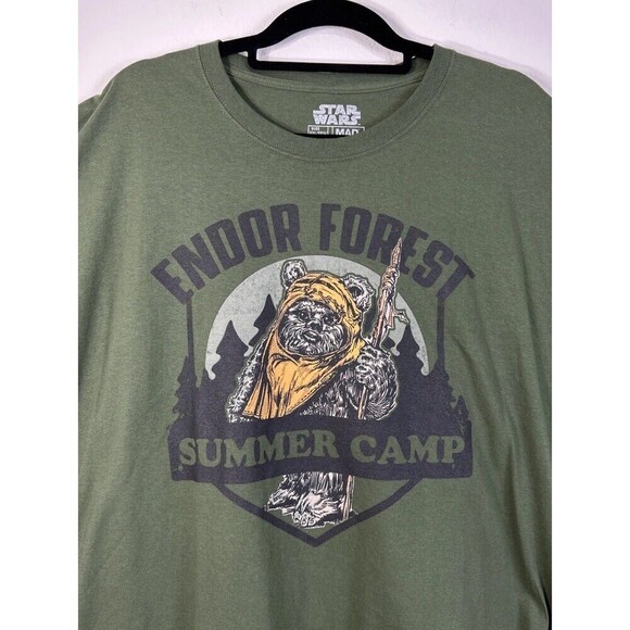Star Wars Mad Engine Endor Forest Summer Camp Ewok T-Shirt Size XXL - Picture 8 of 8